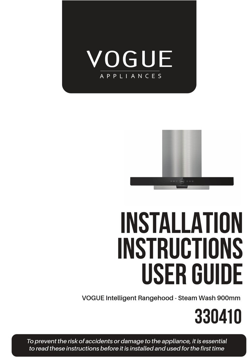 Vogue 330410 Installation instructions & user guide Vogue 330410 Installation instructions & user guide