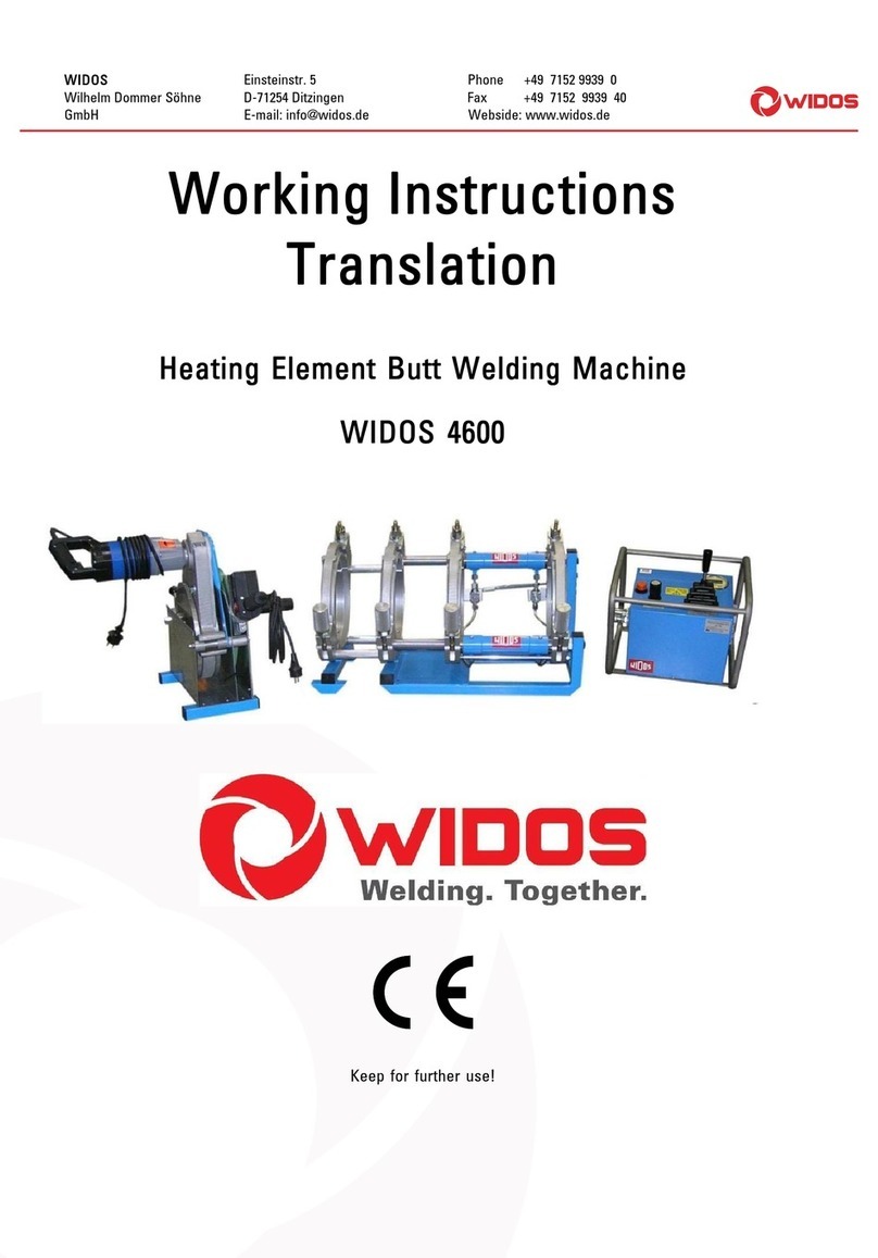 widos 4600 Working Instructions Translation