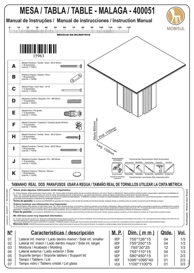 MOBISUL MALAGA 400051 instruction manual MOBISUL MALAGA 400051 instruction manual
