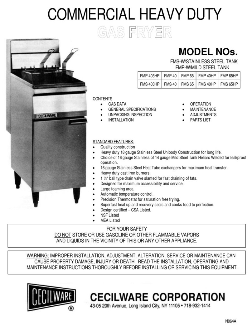 Cecilware FMP 403 HP-CE User manual Cecilware FMP 403 HP-CE User manual