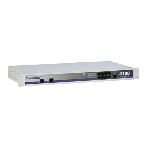 Media5 Mediatrix 4100 Series Hardware installation guide