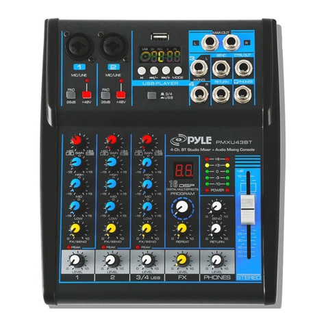 Pyle PMXU43BT User manual