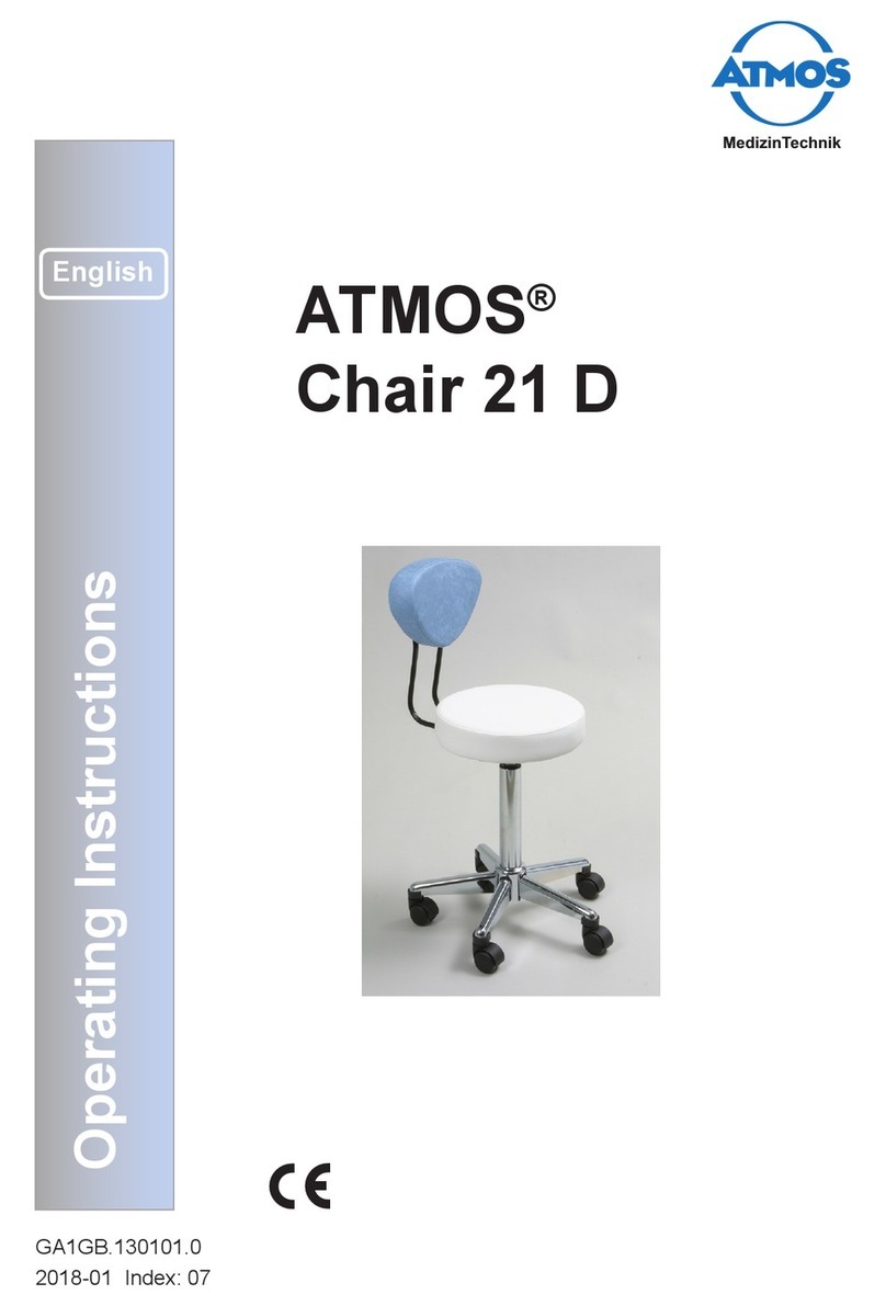 Atmos Chair 21 D operating instructions