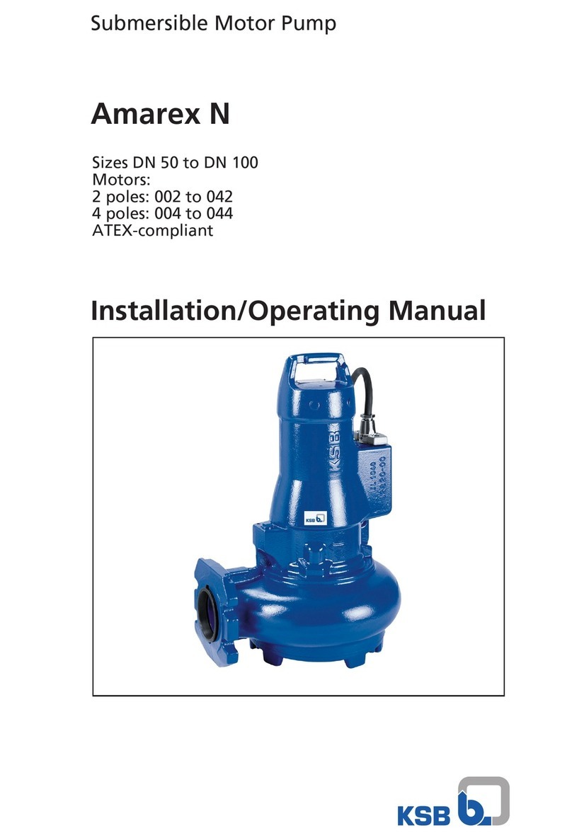 KSB Amarex N series Installation and operating manual KSB Amarex N series Installation and operating manual