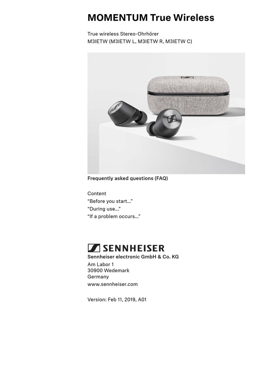 Sennheiser Momentum M3IETW Instruction Manual