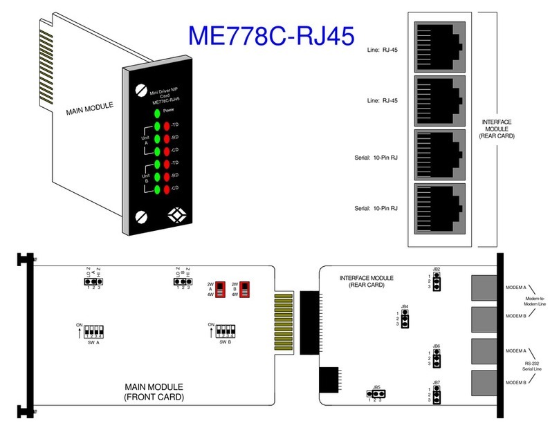 Black Box ME778C-RJ45 User manual