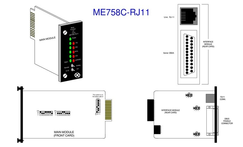 Black Box ME758C-RJ11 User manual