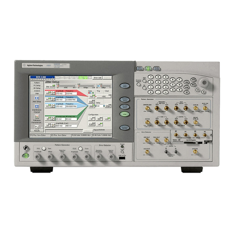 Agilent Technologies J-BERT N4903B User manual Agilent Technologies J-BERT N4903B User manual
