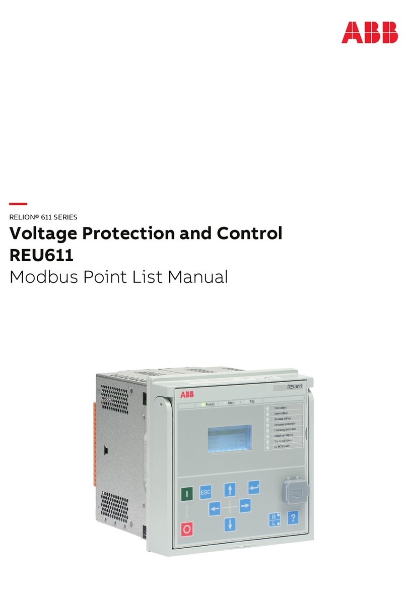 ABB Relion 611 Series User manual