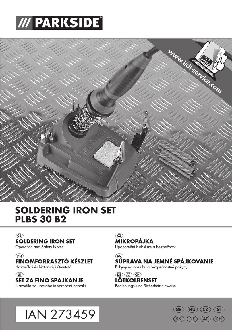 Parkside PLBS 30 B2 User manual