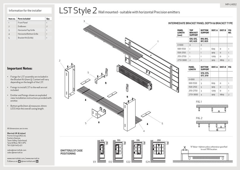 Merriott LST Style 2 Information for the installer