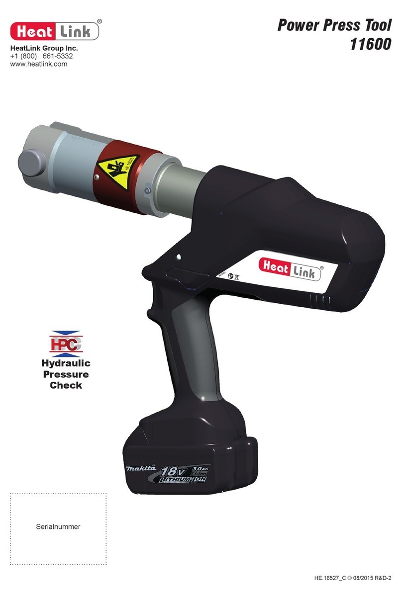 HeatLink 11600 User manual