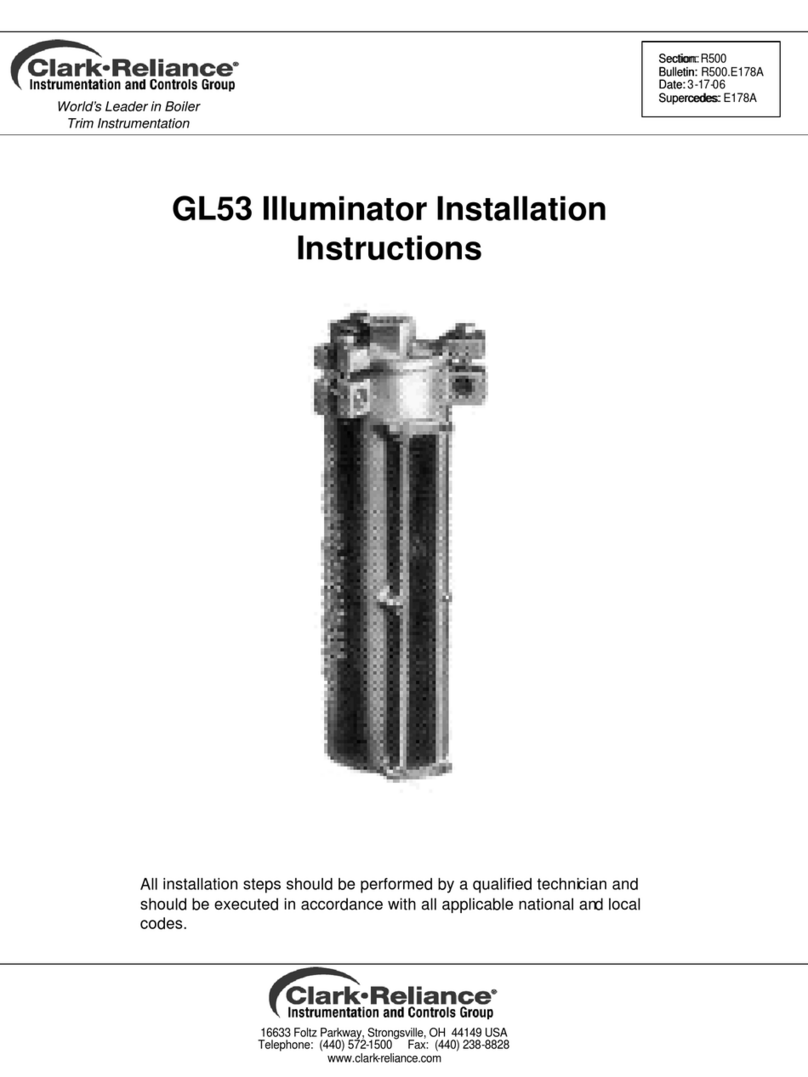Clark-Reliance GL53 installation instructions