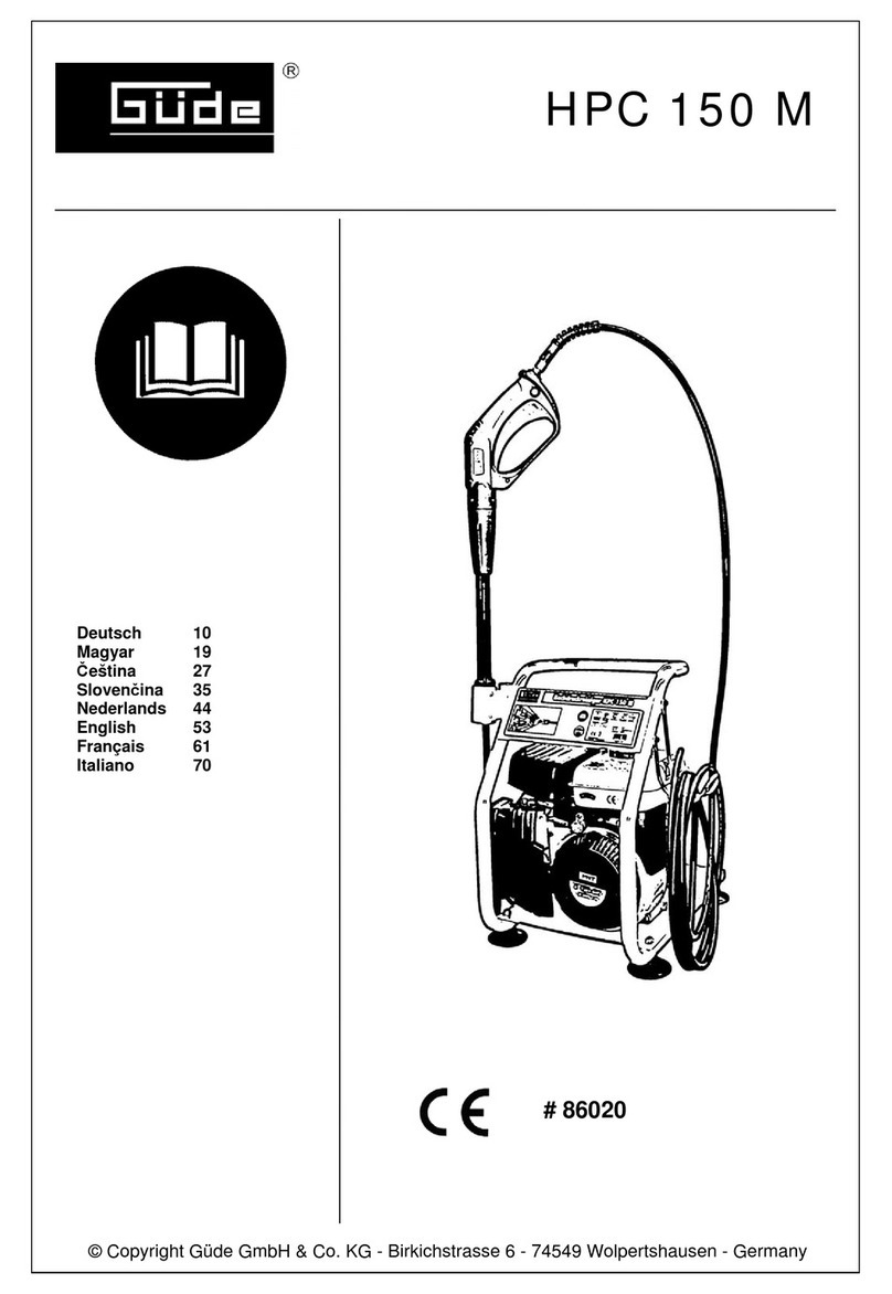 Gude HPC 210 M User manual