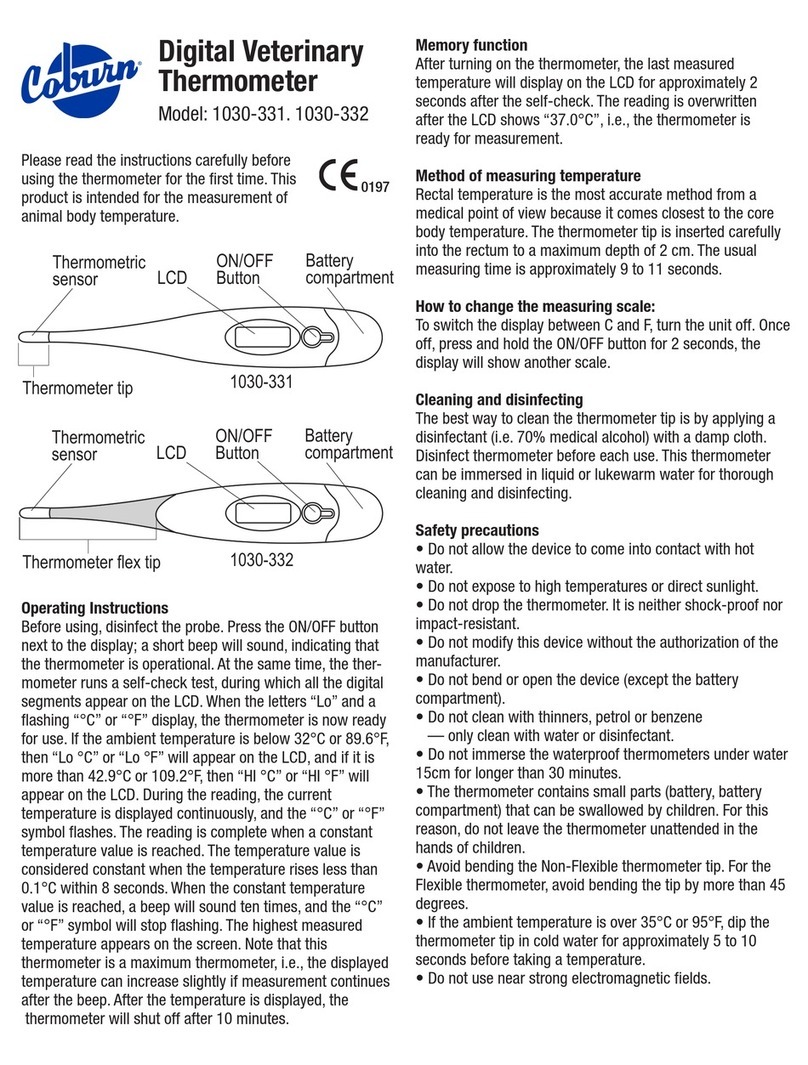 Coburn 1030-331 user manual