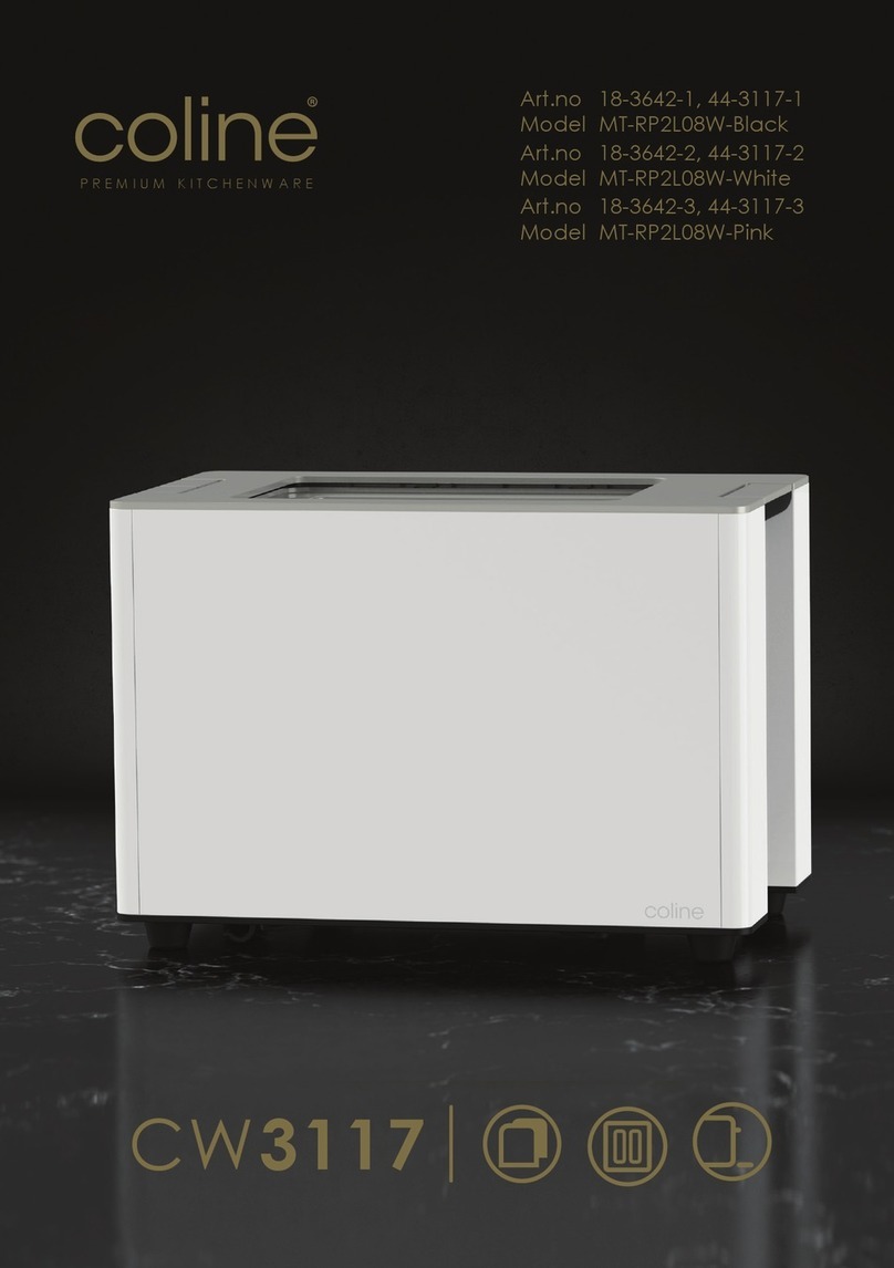 Coline MT-RP2L08W-Black manual