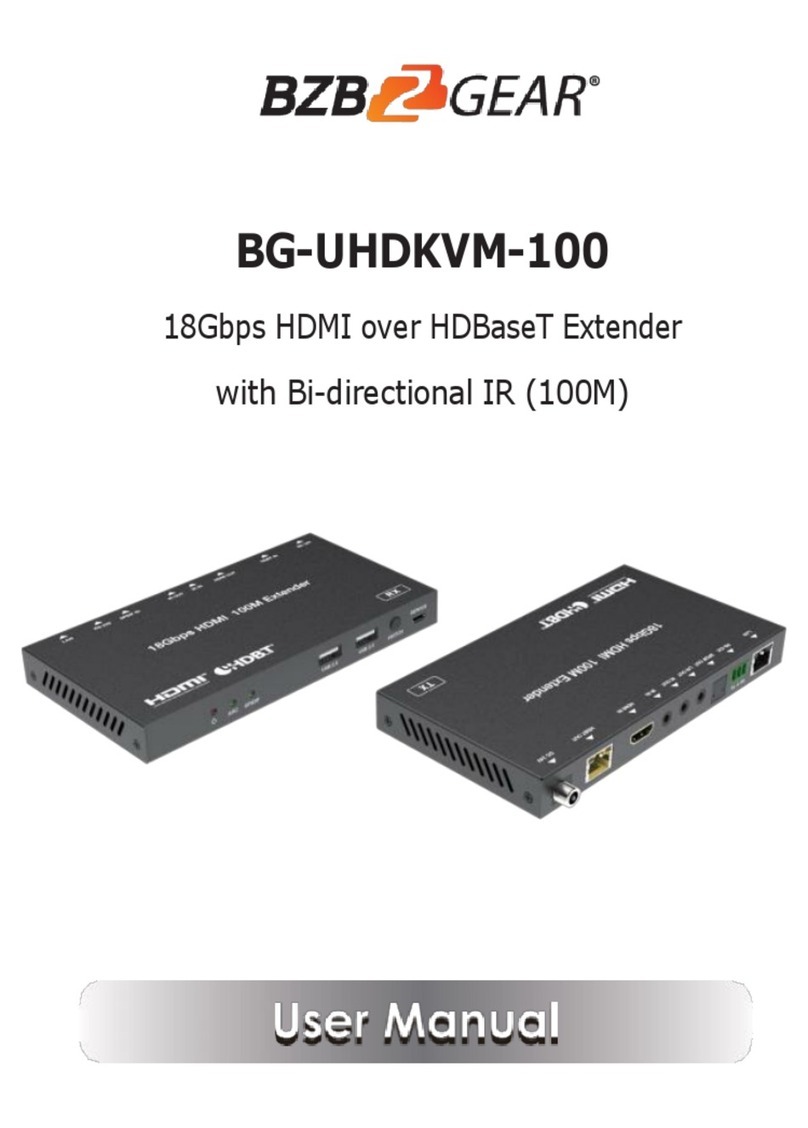 BZB Gear BG-UHDKVM-100 user manual