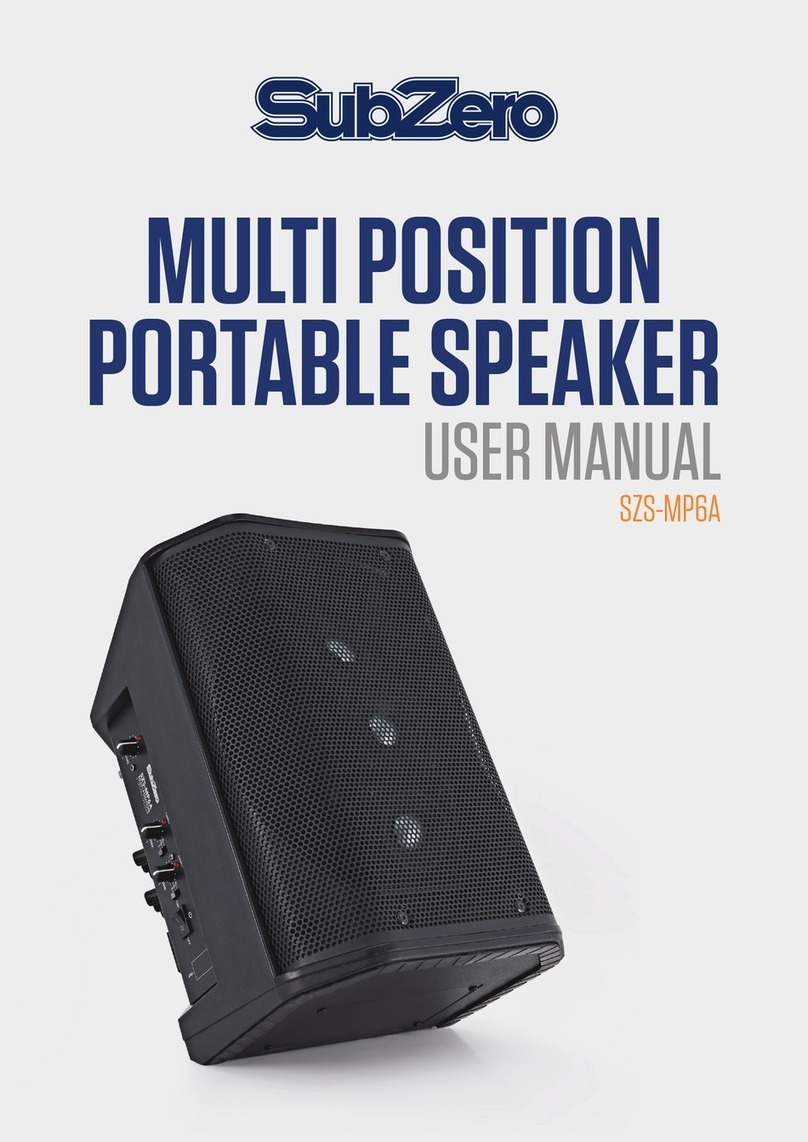 Subzero SZS-MP6A user manual