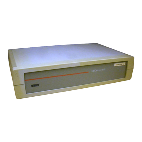 Digital Equipment DECserver 300 Instruction sheet