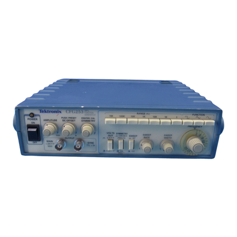 Tektronix CFG253 Manual