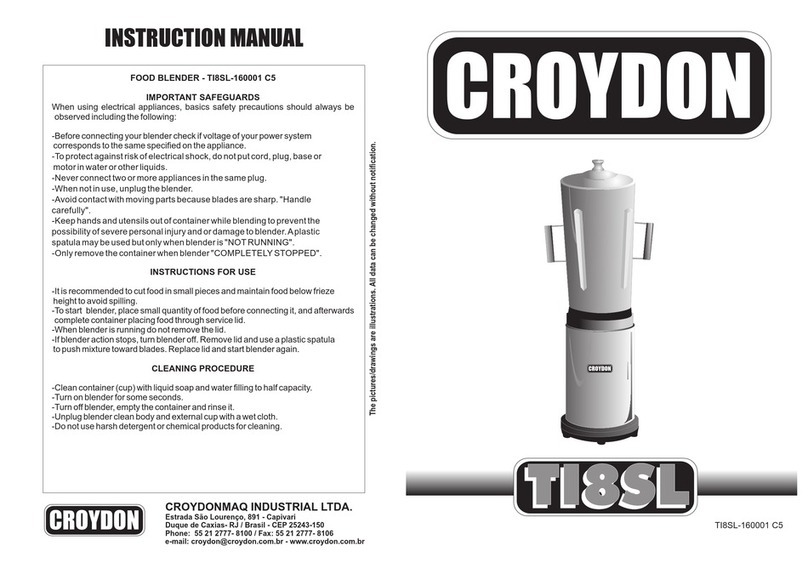 croydon TI8SL instruction manual