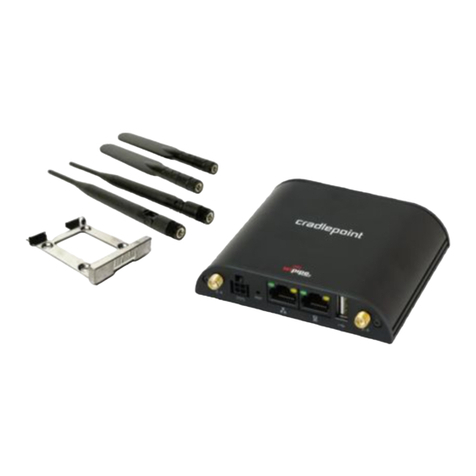 Sonitrol Cradlepoint IBR600 Series Quick install guide