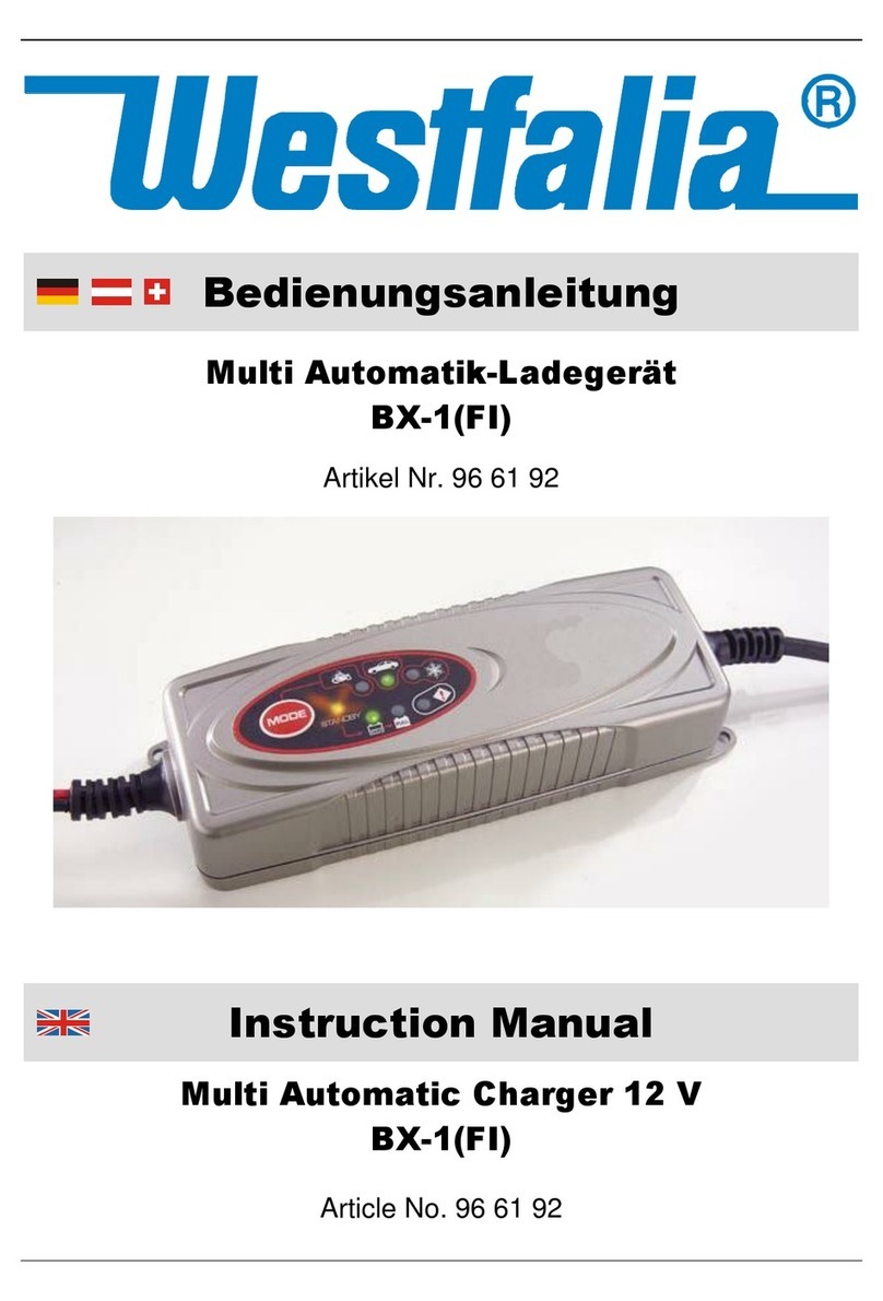 Westfalia BX-1(FI) instruction manual