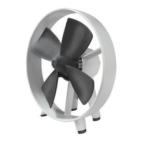 EUROM Safe-blade fan 38.505.2 Instruction leaflet