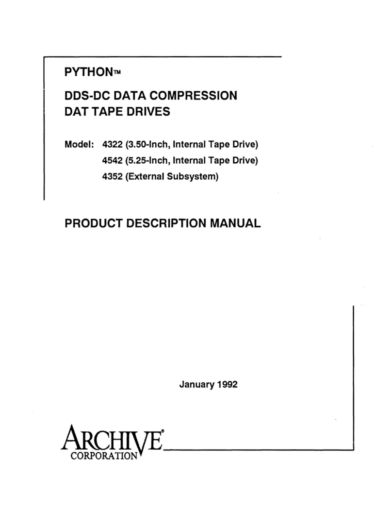 Archive PYTHON 4322 Product description manual