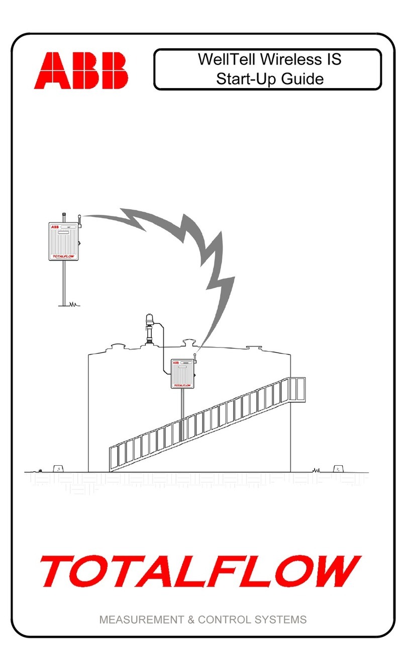 ABB TOTALFLOW WellTell Wireless IS User guide