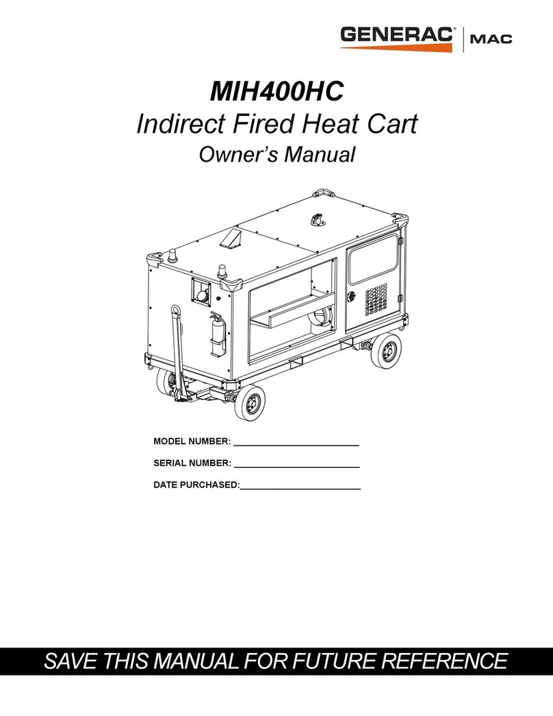 Generac Power Systems MAC MIH400HC owner's manual