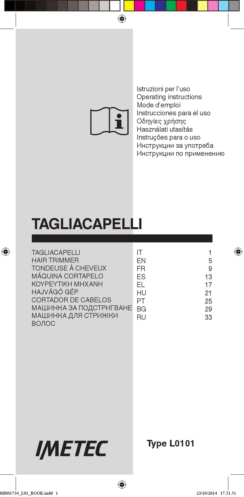 Imetec L0101 User manual