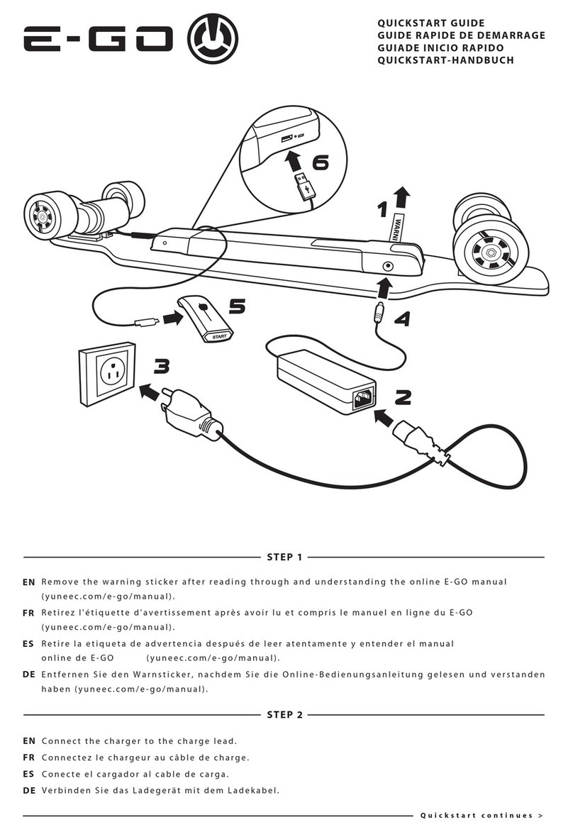 YUNEEC E- GO quick start guide