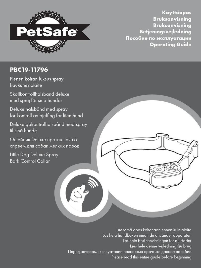 Petsafe PBC19-11796 operating guide