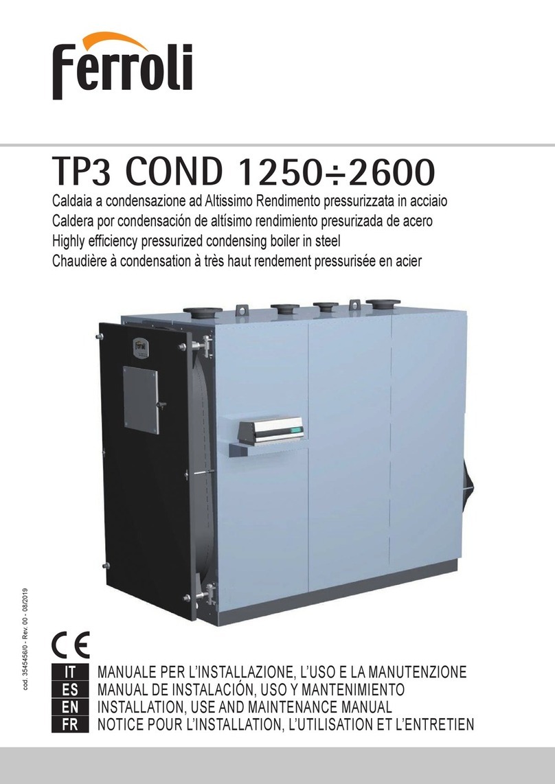 Ferroli TP3 COND 1250 User manual Ferroli TP3 COND 1250 User manual