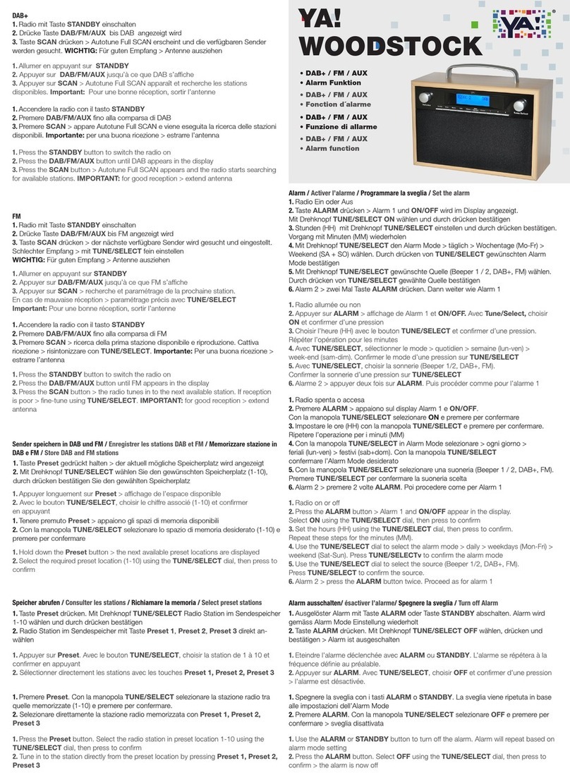 YA WOODSTOCK quick start guide