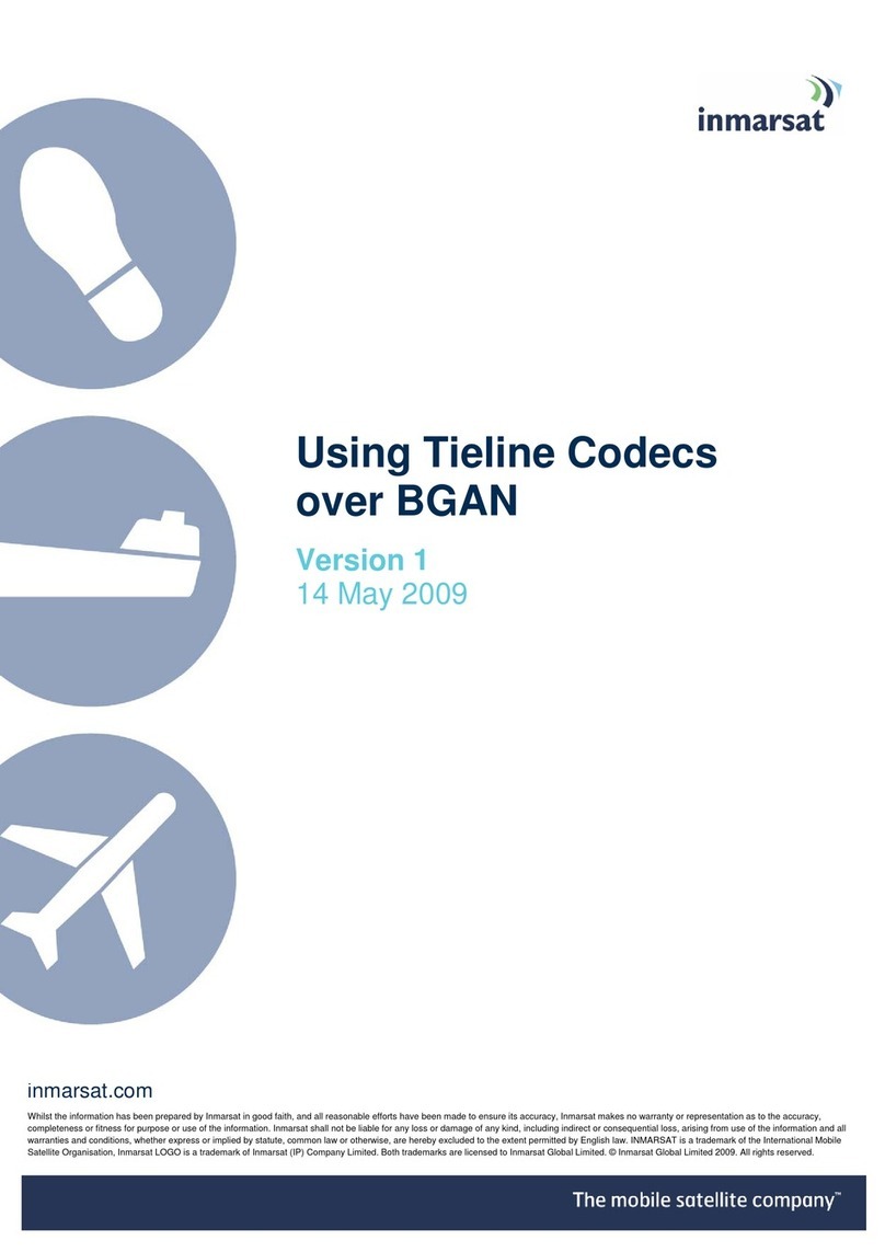 Inmarsat Tieline Commander G3 manual