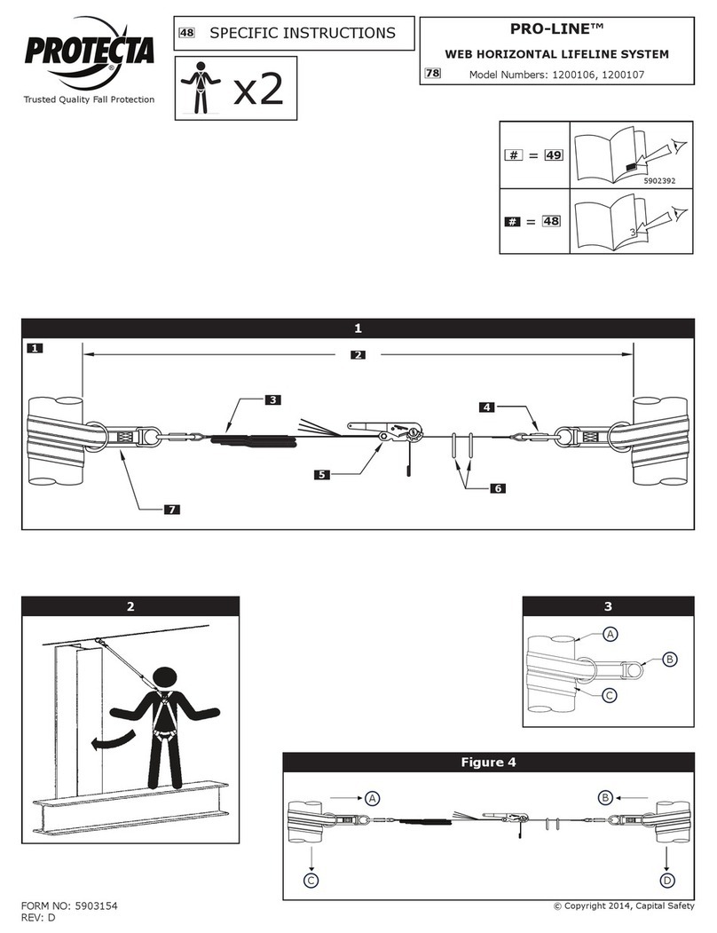 Protecta PRO-LINE 1200107 Specific instructions