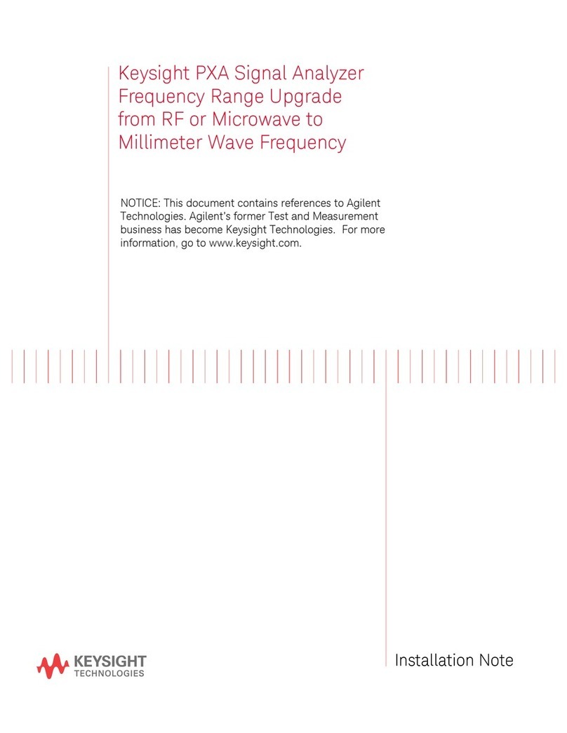 Keysight PXA N9030A Installation note