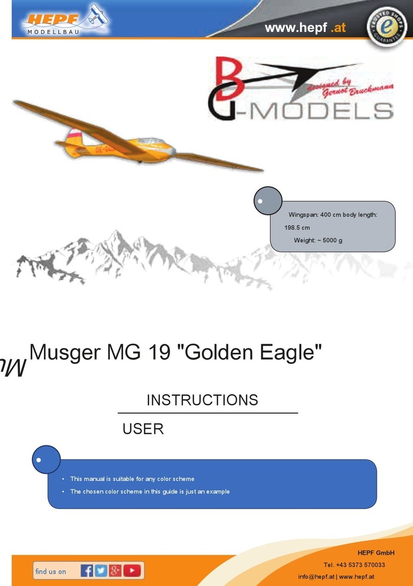 HEPF Musger MG 19 Golden Eagle User instructions