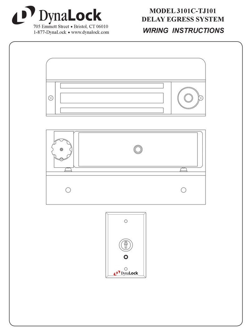 DynaLock 3101C-TJ101 Wiring instructions