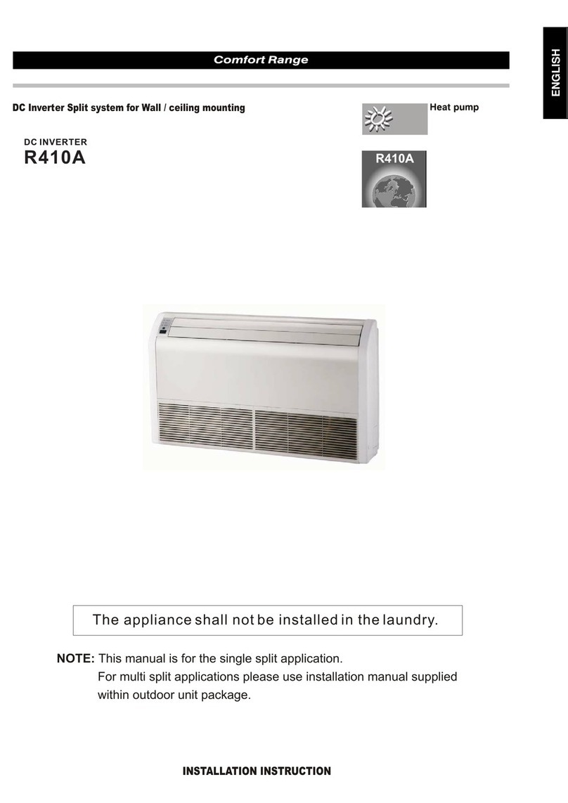 Airwell Comfort Series User manual