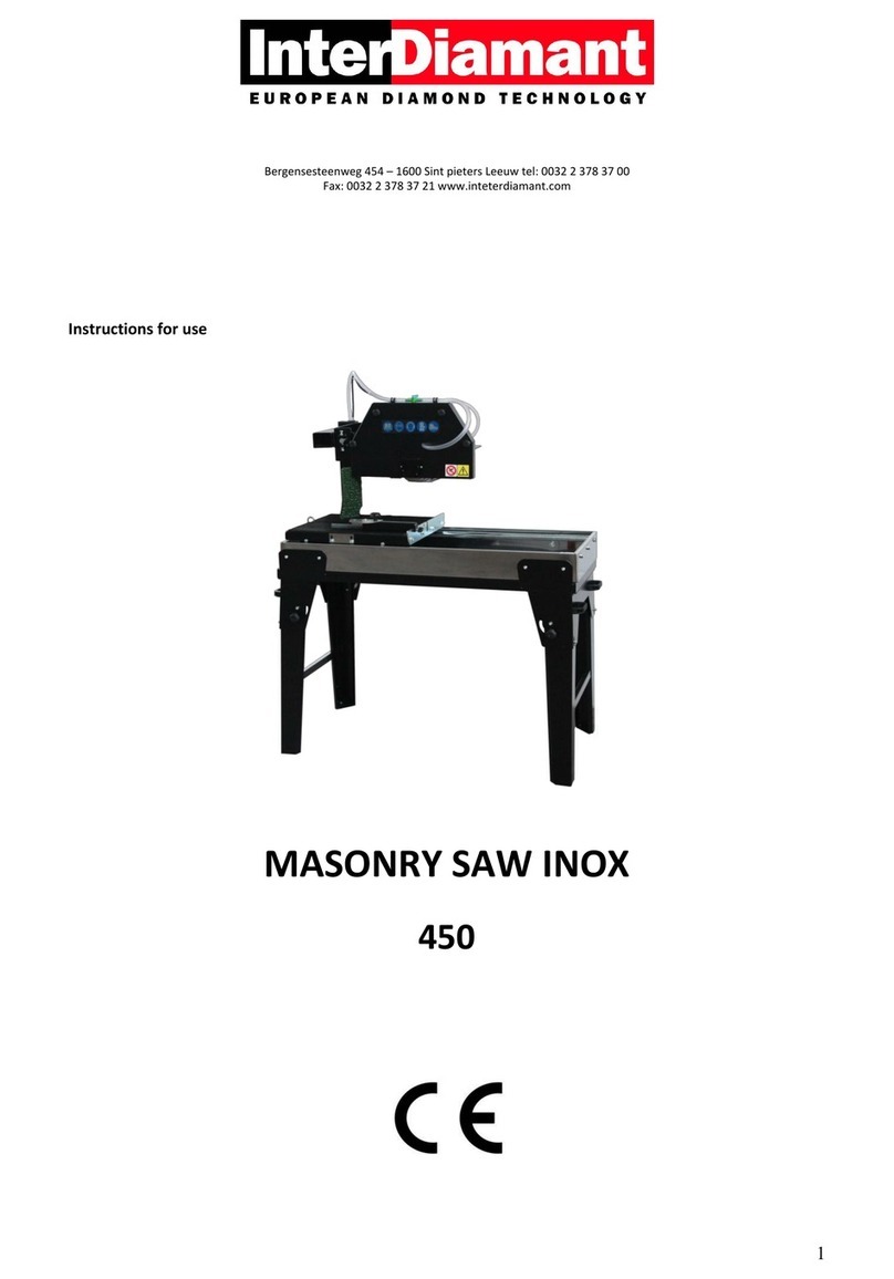 InterDiamant SB450IX Instructions for use