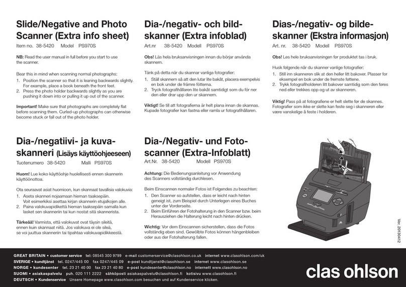 Clas Ohlson PS970S manual