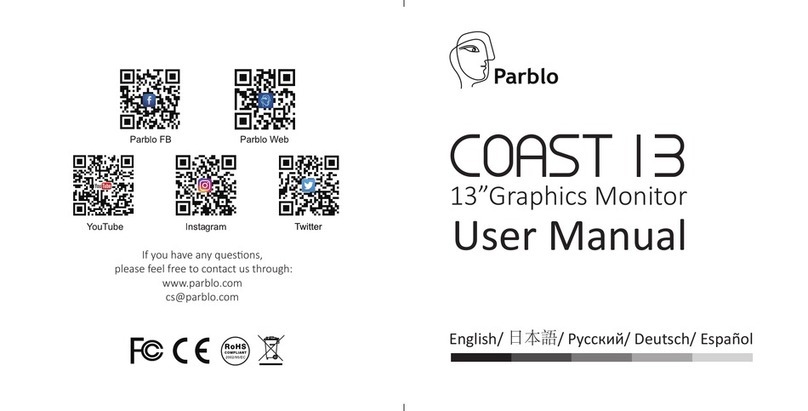 Parblo COAST 13 User manual