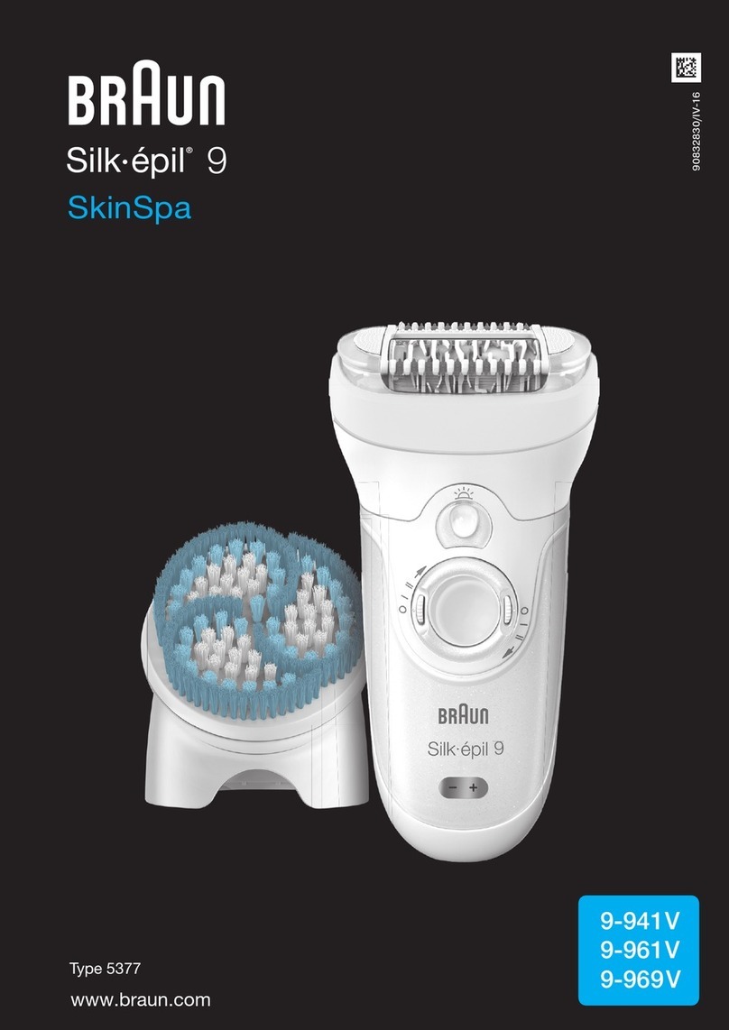 Braun Silk-epil 9 SkinSpa 9-941V User manual