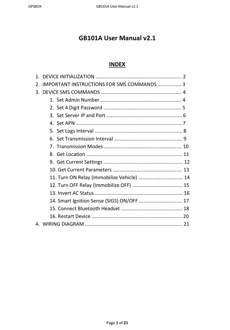 GPSBox GB101A user manual