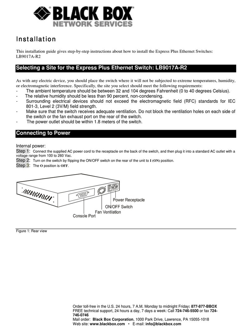 Black Box LB9017A-R2 Installation