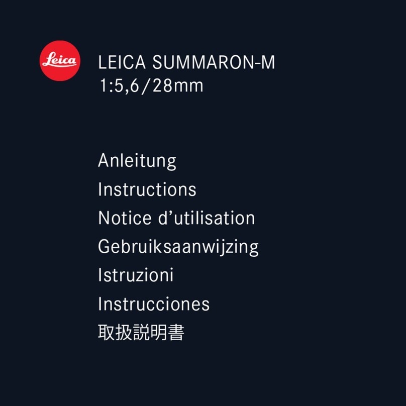 Leica SUMMARON-M 1:5,6/28mm instructions