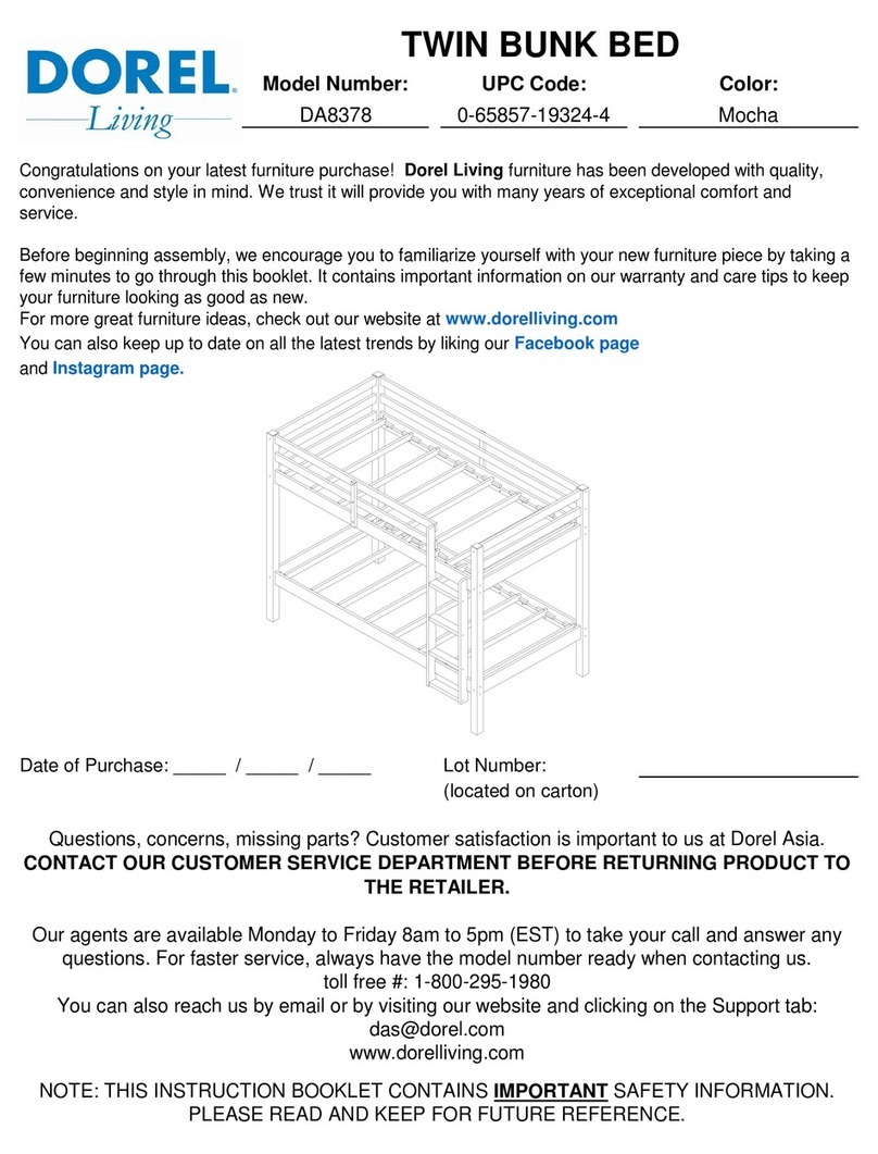 Dorel Living DA8378 User manual
